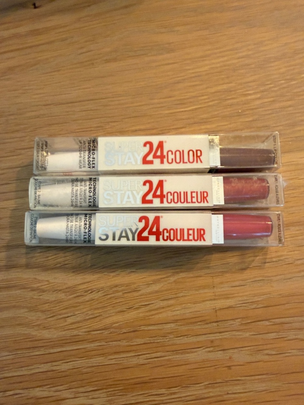 SuperStay 24 Color Lipstick Trio - Mixed Pink & Mauve Shades
